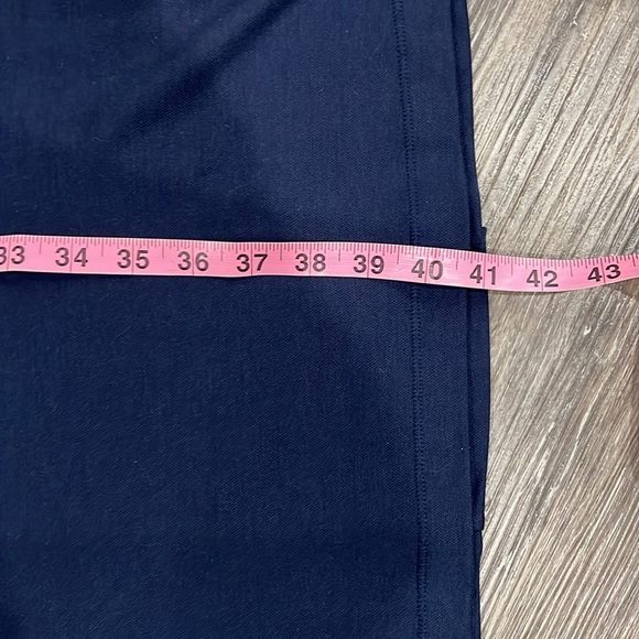 Eileen Fisher navy blue midi length tank dress size Medium - Picture 12 of 12